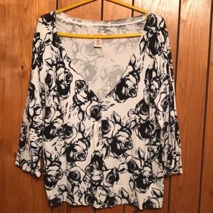 Sweater 3/4 sleeve light weight